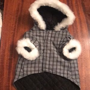 Dog Jacket Quilted Size Small- Never Worn